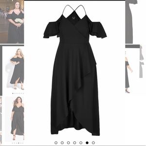 City Chic Plus Size Black Maxi Dress